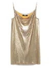 Versace Short Cocktail Dress With Chain Strap Detail