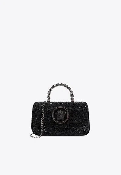 Versace Mini Crystal La Medusa Top Handle Bag