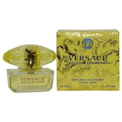 Versace Mini Deodorant Spray For Women - 1.7 oz In Yellow