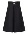 Versace Sculptural Cocktail Dress With Medusa Detail In Black