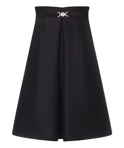 Versace Mini Dress In Black