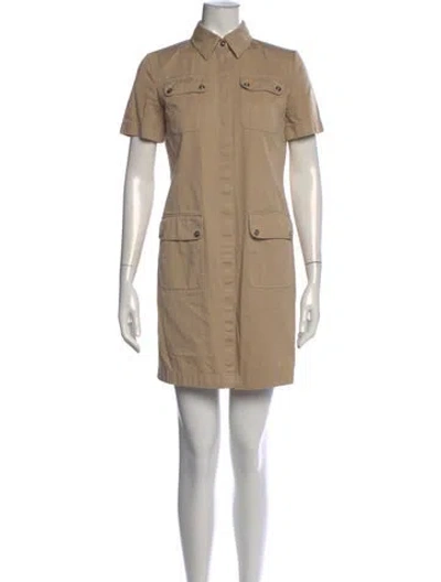 Pre-owned Versace Mini Dress In Neutral