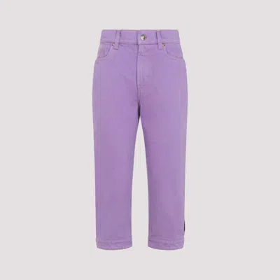 Versace Mini Jetset Jeans For Women In Purple