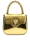 Versace Mini La Medusa Chain-handle Cross-body Bag In Gold