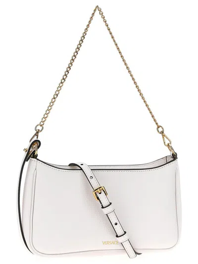 Versace 'mini La Medusa' Crossbody Bag In White