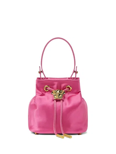 Versace Mini La Medusa Drawstring Bucket Bag