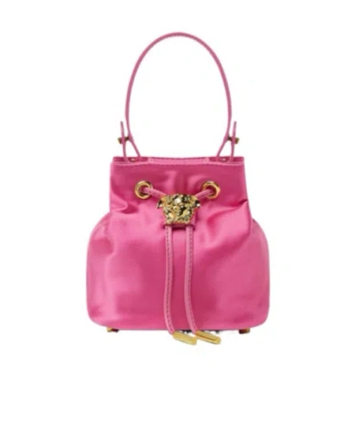 Versace Mini La Medusa Drawstring Bucket Bag