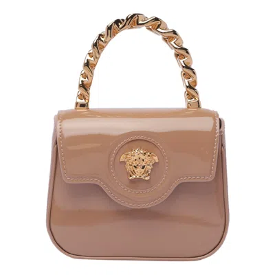 Versace Mini La Medusa Handbag In Pink