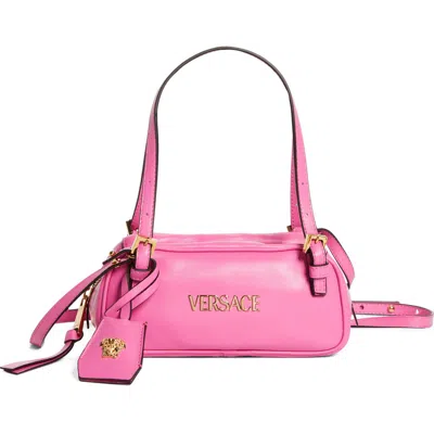 Versace Mini Logo East/west Leather Shoulder Bag