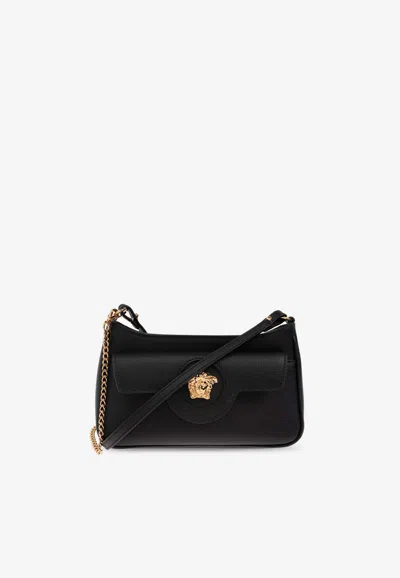 Versace Mini Medusa 95 Crossbody Bag In Black