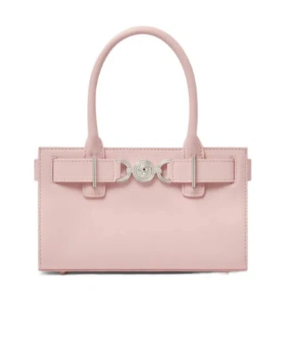 Versace Mini Medusa '95 Tote Bag In Pink