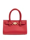 Versace Mini Medusa 95 Tote Bag In Red