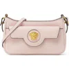 Versace Mini Medusa Leather Shoulder Bag In Dusty Rose Oro