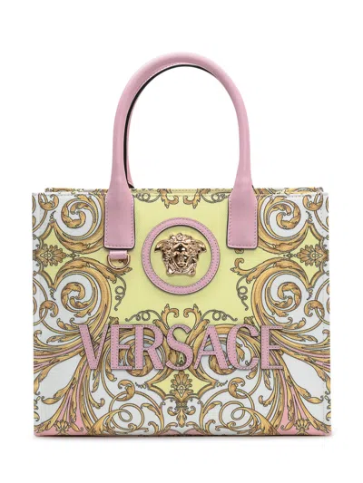 Versace Mini Medusa Tote Bag In Multi