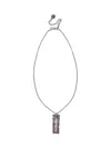 Versace Mini Metallic Accessory In Silver