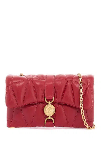 Versace Mini Nappa Kleo Bag In Women In Red