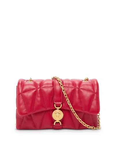 VERSACE MINI QUILTED KLEIO LEATHER CROSSBODY BAG