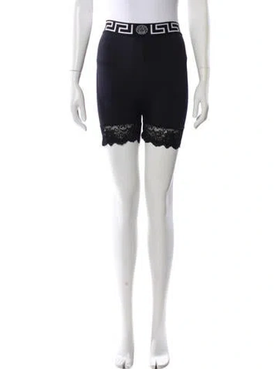 Pre-owned Versace Mini Shorts In Black