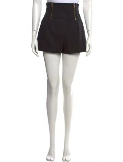 Pre-owned Versace Mini Shorts In Black
