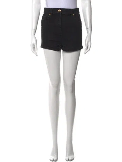Pre-owned Versace Mini Shorts In Black