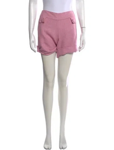 Pre-owned Versace Mini Shorts In Pink