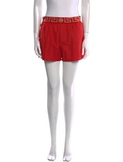 Pre-owned Versace Mini Shorts In Red