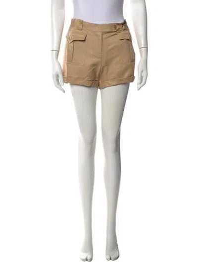 Pre-owned Versace Mini Shorts W/ Tags In Neutrals