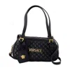 Versace Mini Shoulder Bag - Leather - Black In Black