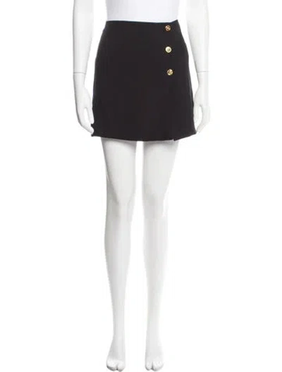 Pre-owned Versace Mini Skirt In Black