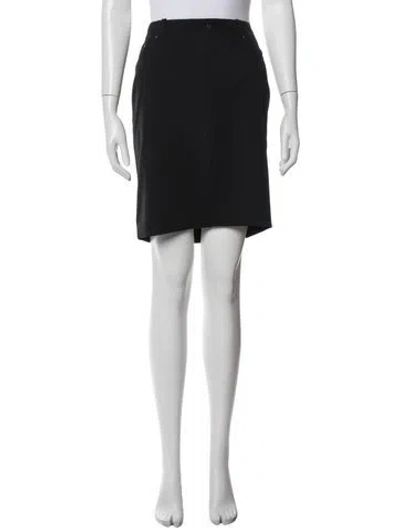 Pre-owned Versace Mini Skirt In Black