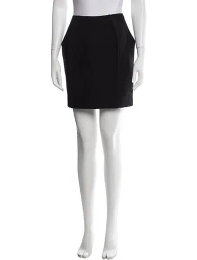 Pre-owned Versace Mini Skirt In Black