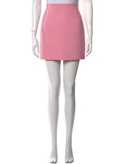 Pre-owned Versace Mini Skirt In Pink