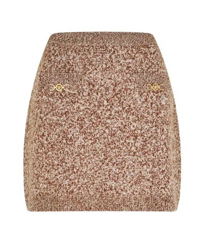 Versace Mini Skirts In Brown