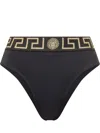 Versace Mini Slip Bikini In Black