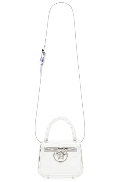 Versace Mini Top Handle Bag In Transparent