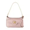 Versace Mini Vitello Shoulder Bag In Pink