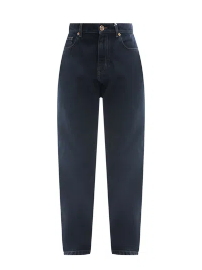 VERSACE MITCHEL FIT JEANS WITH MEDUSA BUTTONS