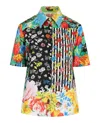 Versace Mixed Patterned Blouse