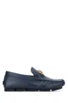 Versace Loafers With Round Toe And Rubber Sole