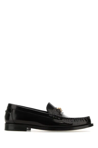 VERSACE MOCASSINI MEDUSA '95 IN PELLE NERA DONNA
