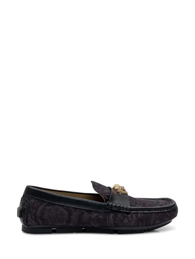 Versace Moccasin Drivers For Fw25 In Black