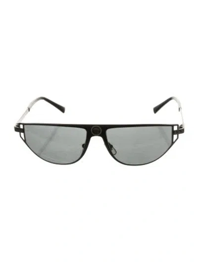 Pre-owned Versace Mod. 2213 Medusa Insignia Sunglasses In Black