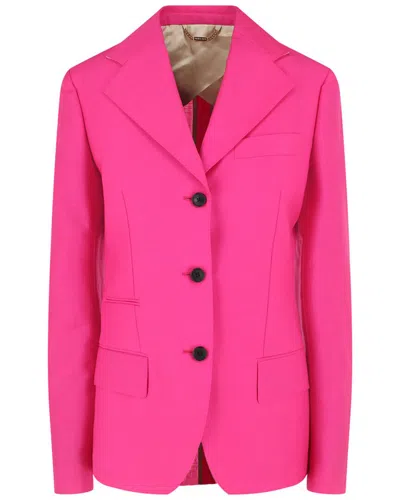 VERSACE VERSACE MOHAIR BLEND BLAZER