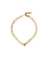 Versace Monogram Chain-link Necklace In Yellow