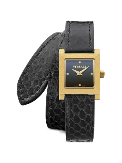 Versace Mosaic 22mm Watch In Multi