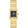 Versace Mosaic Bracelet Watch In Yellow Gold