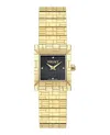 Versace Mosaic Bracelet Watch In Gold
