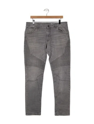 Pre-owned Versace Moto Jeans In Grey