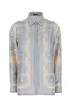 Versace Women's Printed Silk Shirt In Multicolor