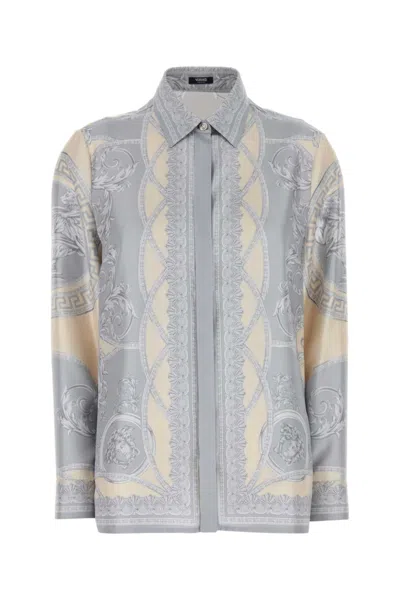 VERSACE MULTICOLOR PRINTED SHIRT
